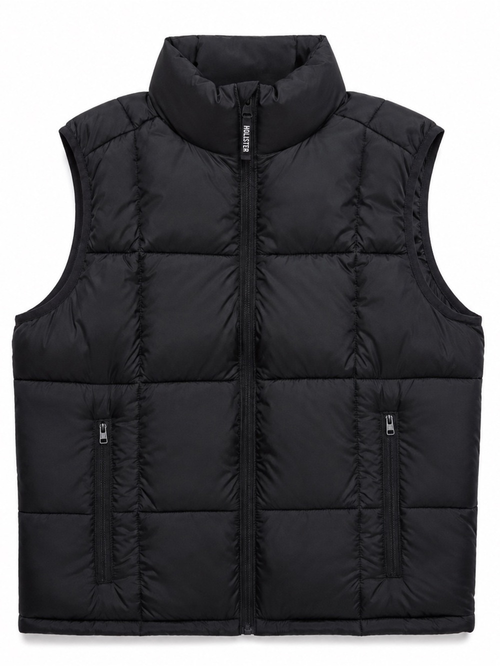 Hollister Men's S Black Puffer Vest - Ultimate Puffer NWT
